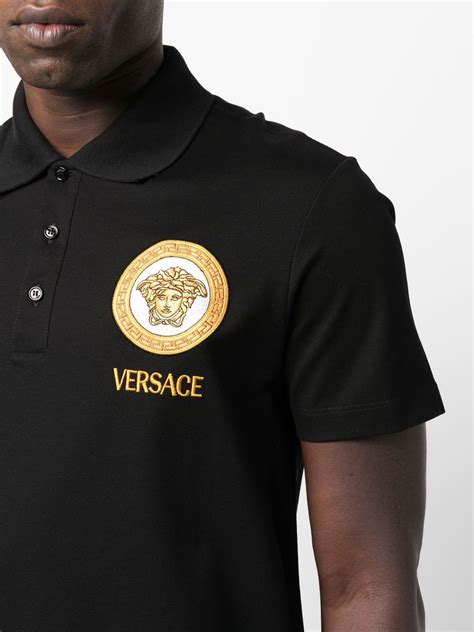 polo versace rossa|versace polo.